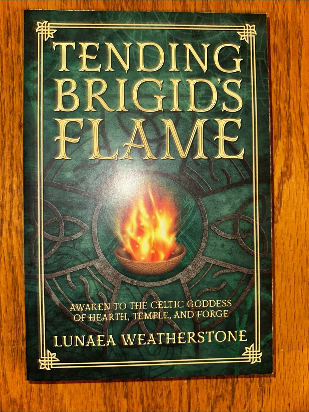 Tending Brigid's Flame - Green Cover